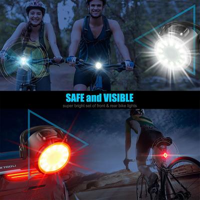Radfahren Fahrrad Vorne Hinten Licht Set Fahrrad USB Ladung Scheinwerfer Licht MTB Wasserdichte Rücklicht LED Laterne Fahrrad Zubehör