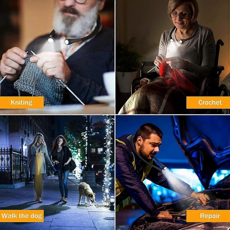 Usb Rechargeable Reading Light, 1000mah Reading Light