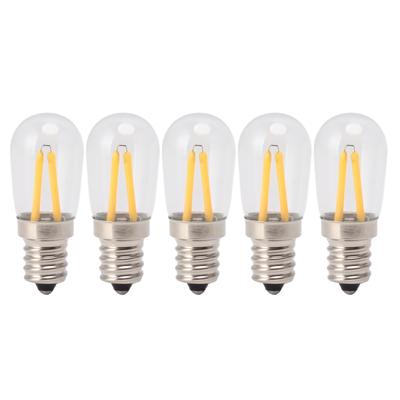 5 Unidades Bombilla para Lámpara de Refrigerador Bajo Calor Bajo Consumo de Energía E12 Bombilla LED para Luz de Nevera 120V