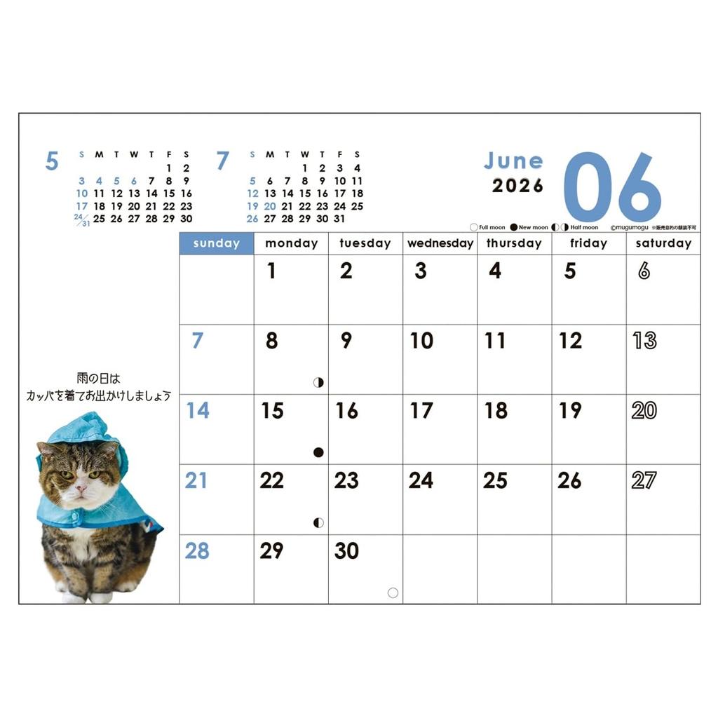 2026 Calendar Maru-chan (Desktop)