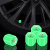 Luminous Car Tire Valve Caps Fluorescent Motorcycle Wheel Tyre for Jimny Swift V Strom 650 Ignis Alto DZire Swace Across Kizashi