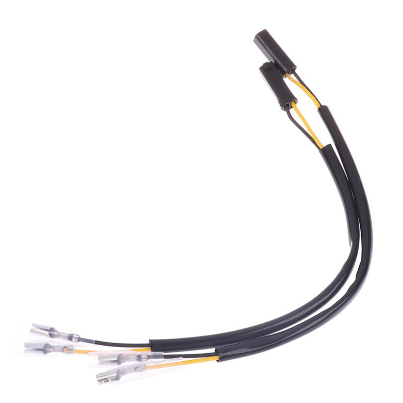 1Pair Fit For GSF650N/S Motorcycle Turn Signal Wire Adapters Indicator Cable Plug Connector Accessories