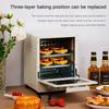750W 15L Mini Vertical Electric Oven Multifunctional Three-layer Baking Position Oven Explosion Proof & Safe Household Roaster