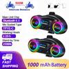 1/2pcs Y13 Pro Motorcycle Bluetooth Intercom 500M Wireless Intercomunicador 1000Mah Moto Walkie Talkie Helmet Intercom Headset