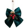 Holiday Tree Decorations Christmas Bow Ornament Christmas Decoration Charming Festive Bow Design Charming Holiday Appeal