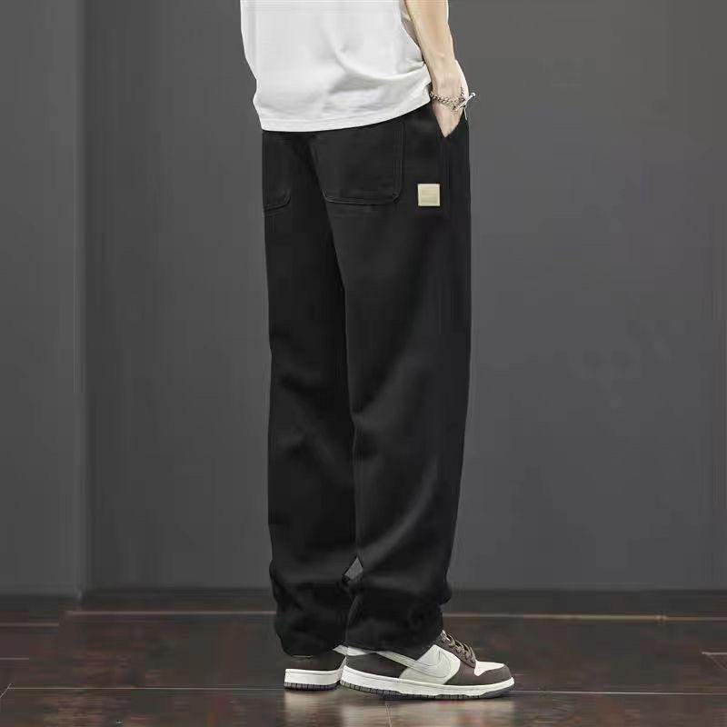 

Чоловічі американські повсякденні штани вільного крою з прямими штанинами на весну та осінь 2025 року 4XL (Recommended 180-200 jin)