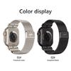 Mediolański Pasek do Apple Watch Band Ultra 2 49mm 10 46mm 9 8 7 45mm Luksusowa Metalowa Bransoleta z Magnetycznym Zapięciem dla iWatch 6 5 4 SE 44mm