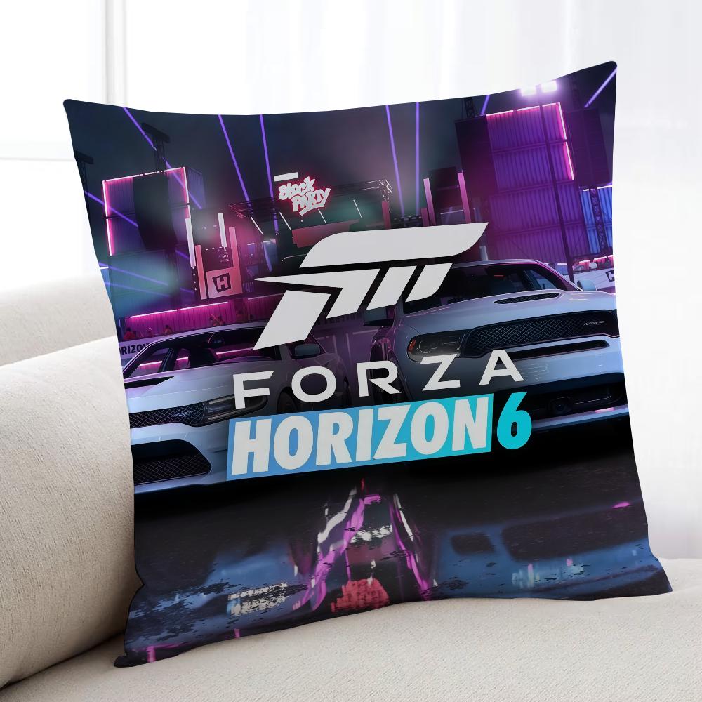 FForzaES HHorizon 6 Spiel Kissenbezug Heim Bettwäsche Sofa Wohnzimmer Kissenbezug Einfach Weich Haut Kissenbezug Party Geschenk