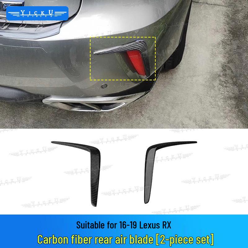 Compatible with 2016-2019 Lexus RX: Front/rear Lips, Side Skirts, Lower Lip, Resin Arches, ART Roof, Rear Wing, and Canards.