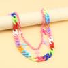 Double Layer Star Belt Chain Acrylic Cross Pants Chain Punk Heart Waist Chain  Jeans Decor