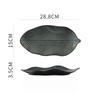 Ceramic Tableware Irregular Leaves Dinner Plate Decorations Sushi Dish Home Restaurant Large Fish Plate Dishes and Plates Sets