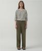 MOTT Buckle Cotton Pants - Khaki