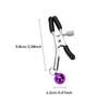 Colorful Metal Nipple Clamps 1/2Pcs Female Sex Toys for Women Couples Bondage Breast Clips Adjustable Sensual Accessories