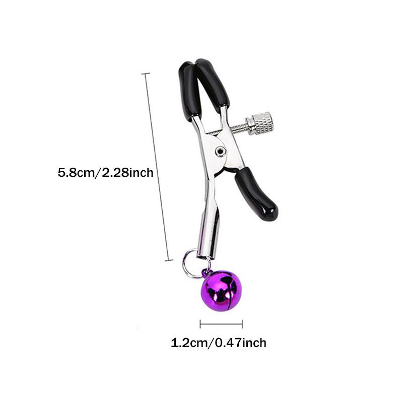 Colorful Metal Nipple Clamps 1/2Pcs Female Sex Toys for Women Couples Bondage Breast Clips Adjustable Sensual Accessories