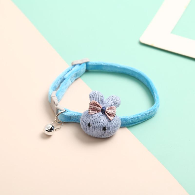 Cute Cat Bell Collar - Little Rabbit Cartoon for Pets