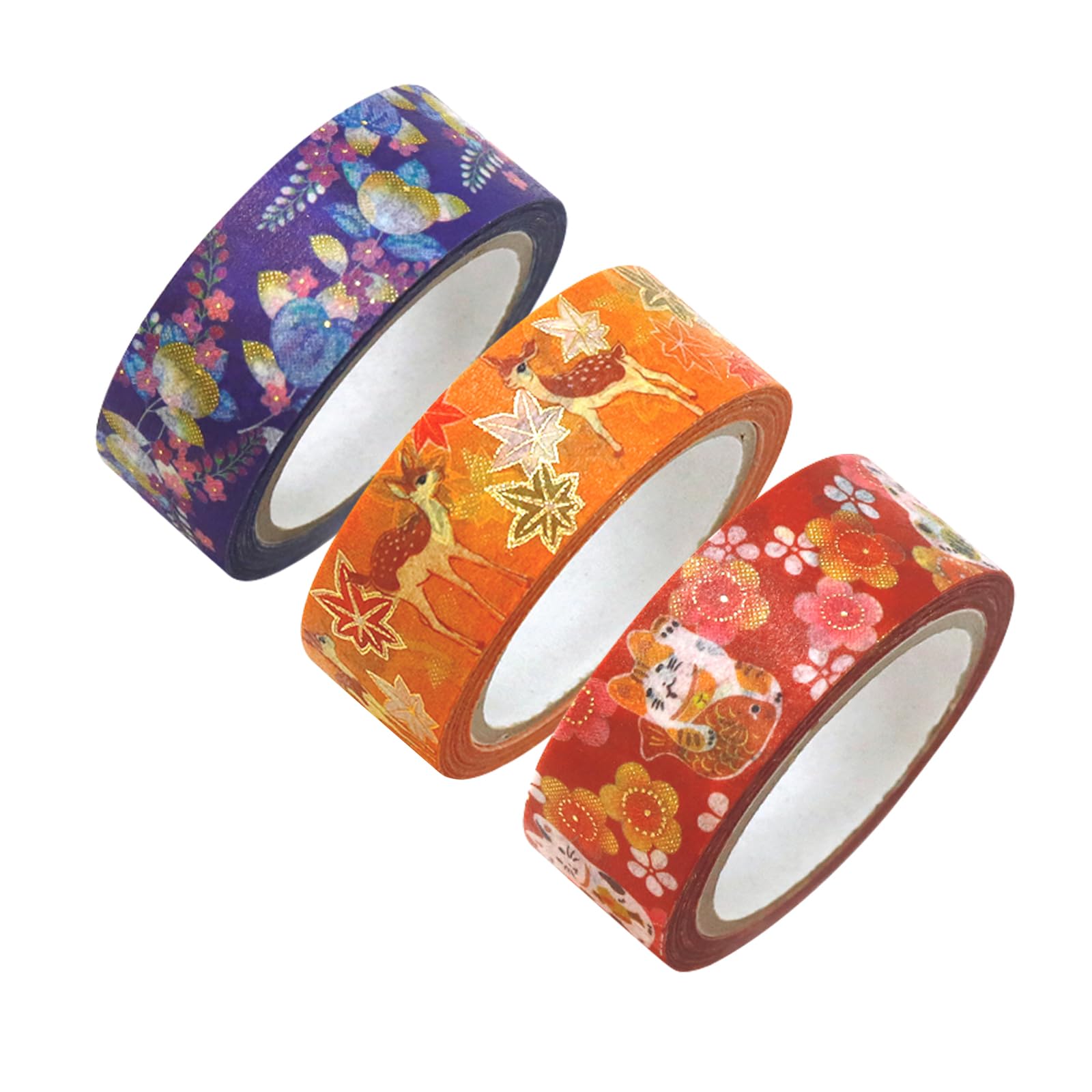 

Маскировочное кимоно Kamiiso по 22 штуки с изображениями оленя, клена и сливы, манящая, изготовлено из 15 мм широкой ленты, красота, (1 Тачибана, Листья, Кошка), Япония, Прибл.