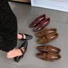 Mary Jane Small Leather Shoes Have a Low Sense of Spring and Autumn, French Retro New Temperament, Light Mouth Single Shoes, Female 2025 Fairy Heel