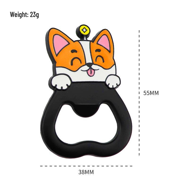 Pepperkakemann Tegneserie Flaskeåpner Nøkkelring & Magnet – Multifunksjonell Anime-gave