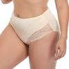 2Pcs Women Plus Size Elegant Panties Set Plus Solid Lace Elastic Breathable Briefs 2Pcs Set 2Xl-7Xl Shorts