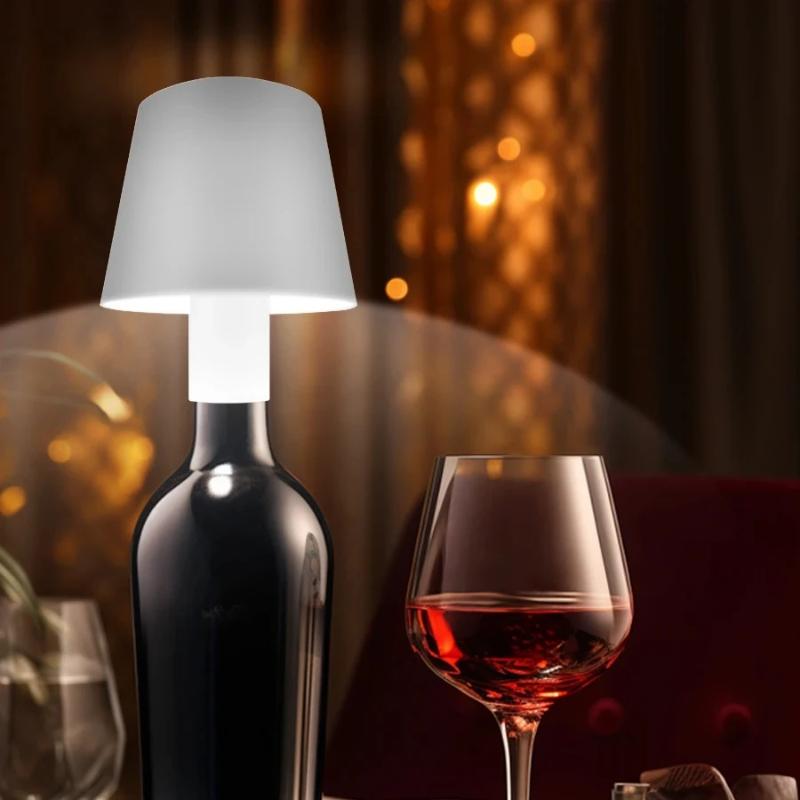 Table Lamp LED Touch Sensor Desktop Night Light Rechargeable Wireless Reading Lamp For Hotel Bar Restaurant Bedroom Decor Lights
