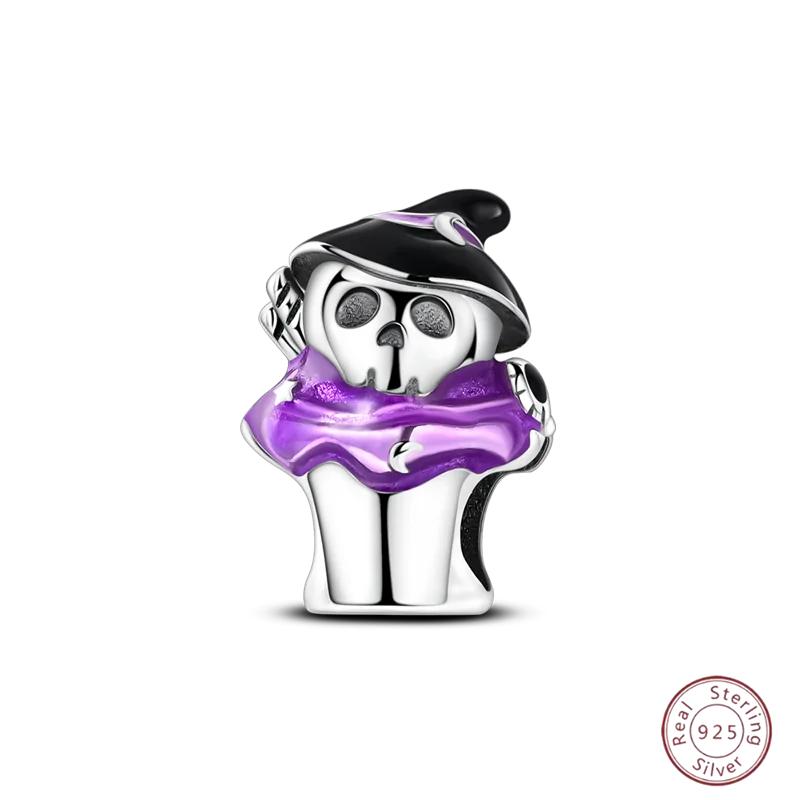 Halloween Anhänger Kupfer Pokerkarte Anhänger Perlen Schwarz Pik 10-A Royal Flush Rot Herz 10-A Anhänger für Armband Damenschmuck