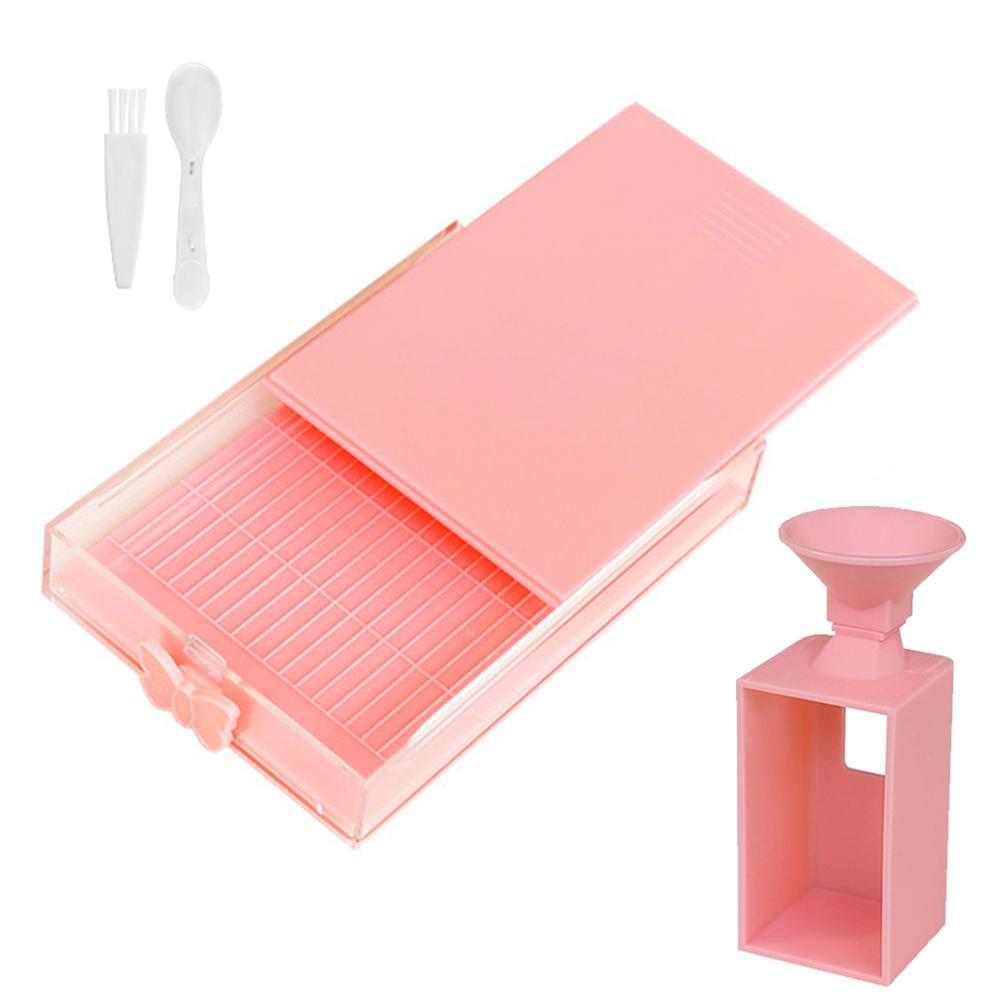 Zestawy tacek na narzędzia do malowania diamentami Pudełko na wiertła Lejek Dysk do wiercenia Dysk dzielący Mozaika Haft krzyżykowy Przechowywanie