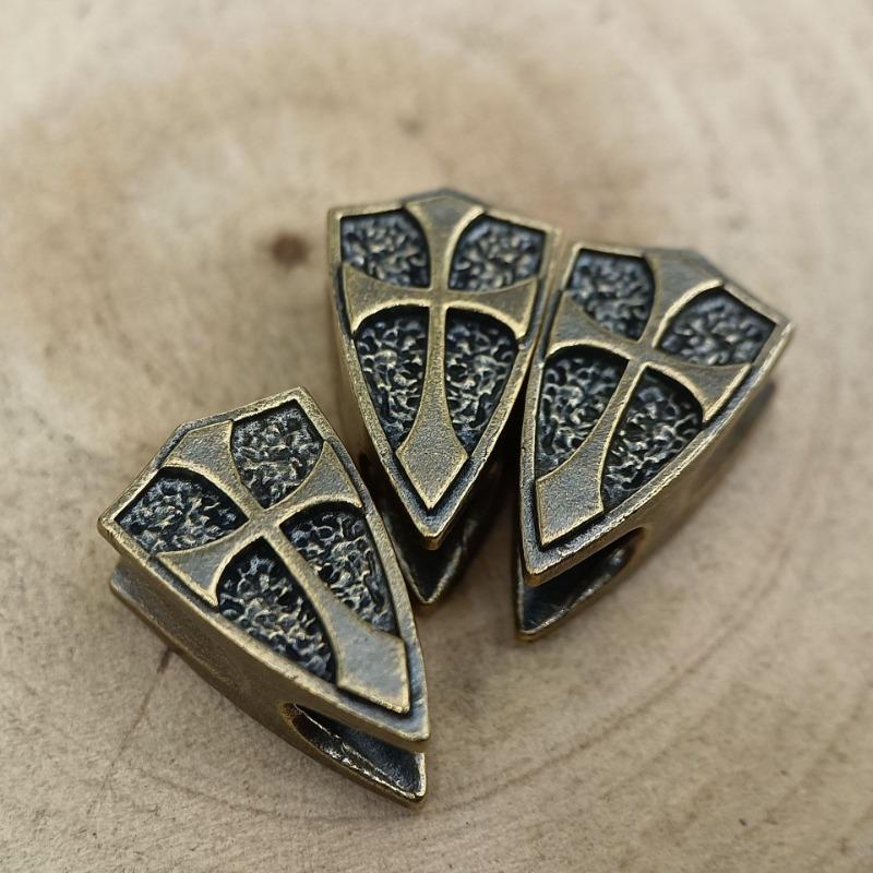 

Крест Щит Латунный Нож Бусины Зонт Веревка Подвеска Фонарик Шнур Подвесной EDC Инструмент Для Отдыха На Природе DIY Брелок Паракорд Браслет Аксессуар brass