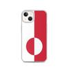 Coque Téléphone – Drapeau Du Groenland – Compatible iPhone 13 – Étui Souple – Résistant Et Antichoc - Silicone - Pixelforma