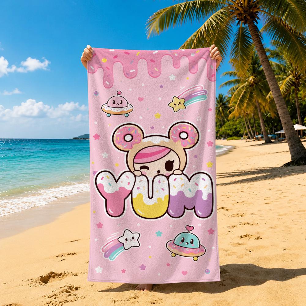 Brand T-Tokidokis Towel Towel Soft Pool Gift For Travel Gym Shower Cool Camping Quick Dry Sports Large Beach Towel