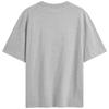 Calvin Klein Logo Embroidered Loose Short Sleeve T-Shirt Unisex Tops Hero-Gray 40HM229-P79