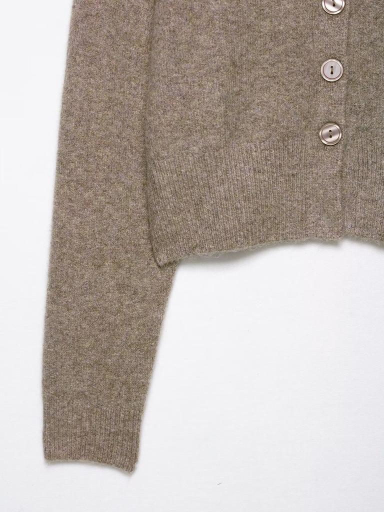 European and American style, new women's clothing, foreign style fashionable and casual button-knitted jacket 5536/149