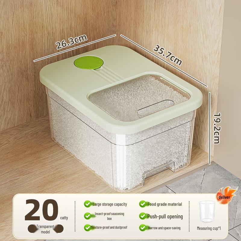 Reislagerbehälter mit großem Fassungsvermögen, insektenabweisend und feuchtigkeitsdicht
