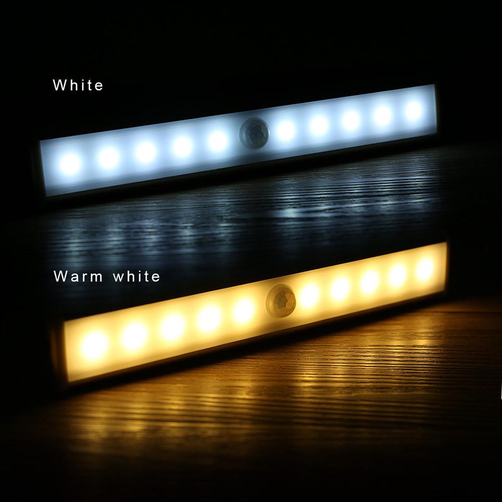 Rechargeable 10 LED Motion Sensor Wardrobe & Corridor Night Light