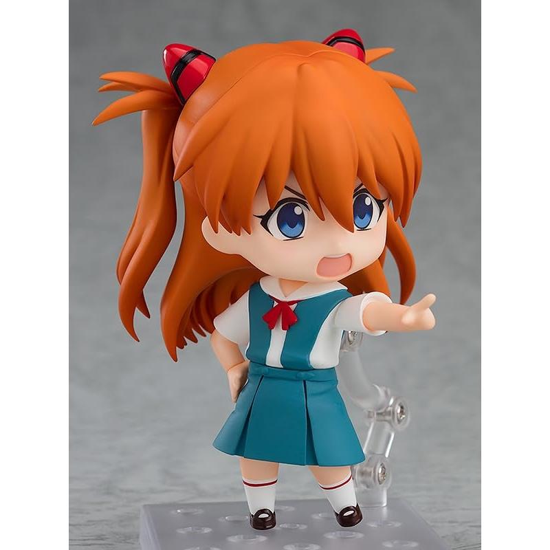 Nendoroid Evangelion Asuka Langley Shikinami, nicht maßstabsgetreue, bemalte, bewegliche Figur, Neuauflage