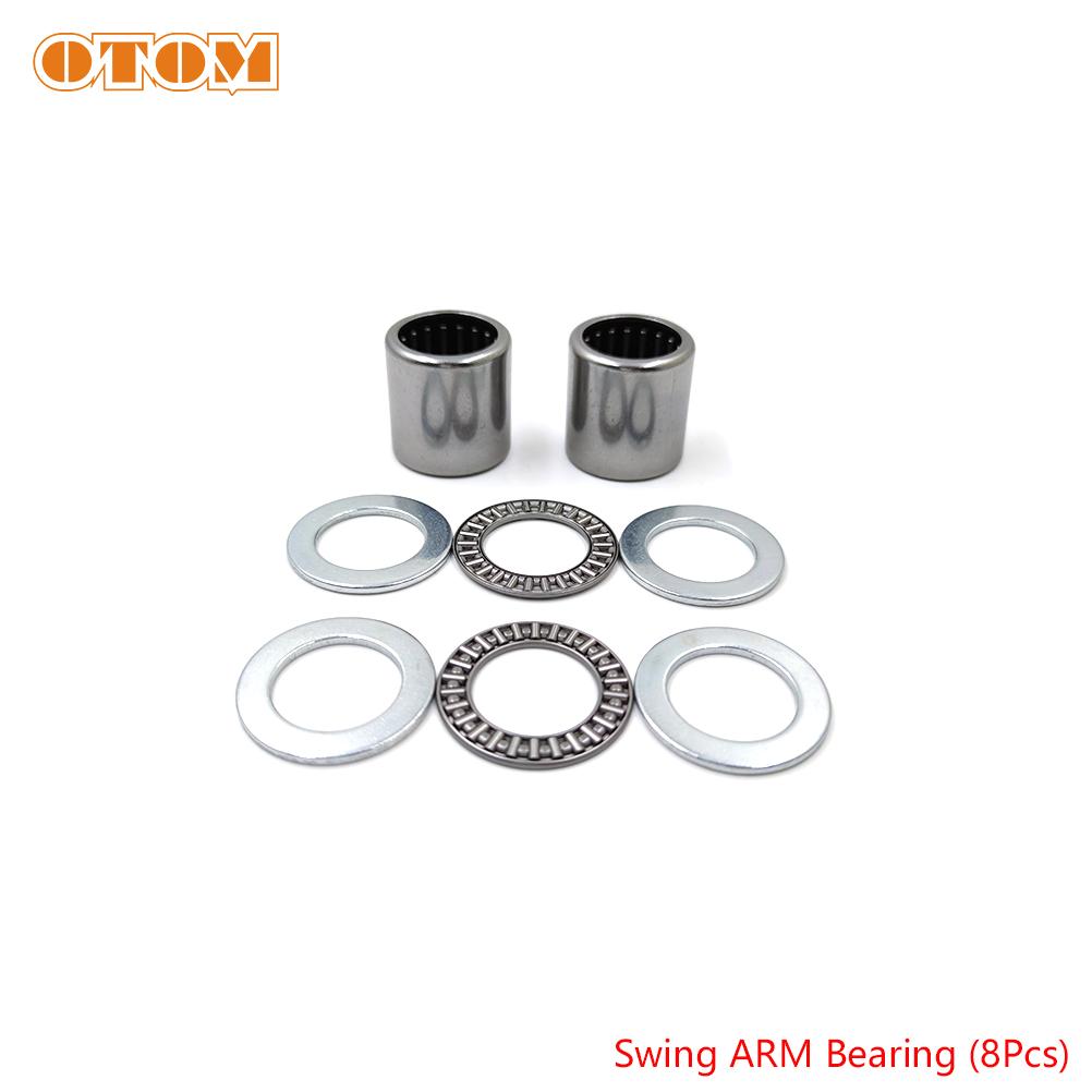 OTOM For HONDA CRF250R CRF450R Thrust Needle Flat Roller Bearings W/ Washers Motorcycle Swing ARM Oil Seal Kit Maintenance Parts