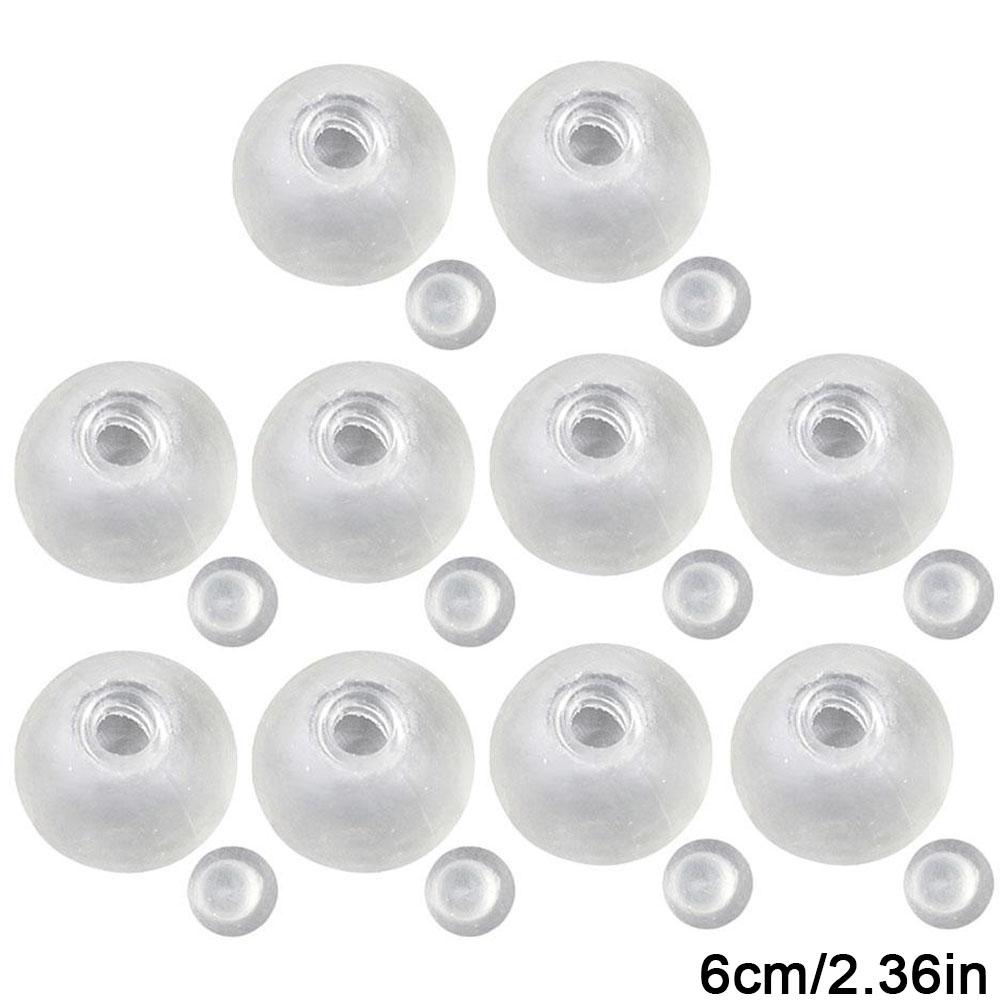 4/5/6cm Empty DIY Squishy Skin High Transparent Soft TPR Shell For Maltose Filling Handmade Stress Relief Squeeze Toy