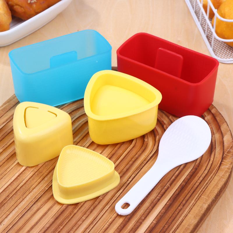 Rectangular Sushi Mold Kit Musubi Maker For Spam Kimbap Onigiri Rice Ball Press Tool Household Kitchen Bento Accessories Diy