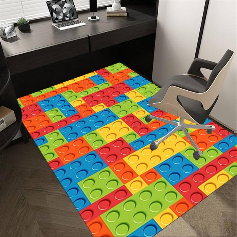 1PC brick pattern Extra Large Non Slip Floor carpet, Office, family, Studio   Large Area Rug Indoor Rugs, Bold Statement Piece