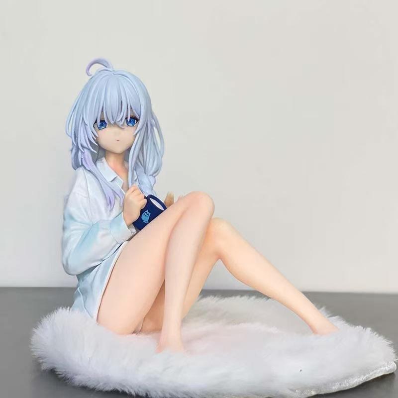Majo No Tabitabi Elaina Nightwear Anime PVC Action Figure Toy Sculpture Model Doll
