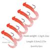 5pcs/4pcs/bag Jig Hook with Soft Lure Pesca Wobbler Artificial Bait Silicone Bait Sea Bass Carp Fishing Soft Tail Perch Bait