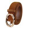 Women'S Belt Versatile Jeans Decorative Pin Buckle Belt Fashion Korean Version Double-Sided Leather Velvet High-Quality Belt