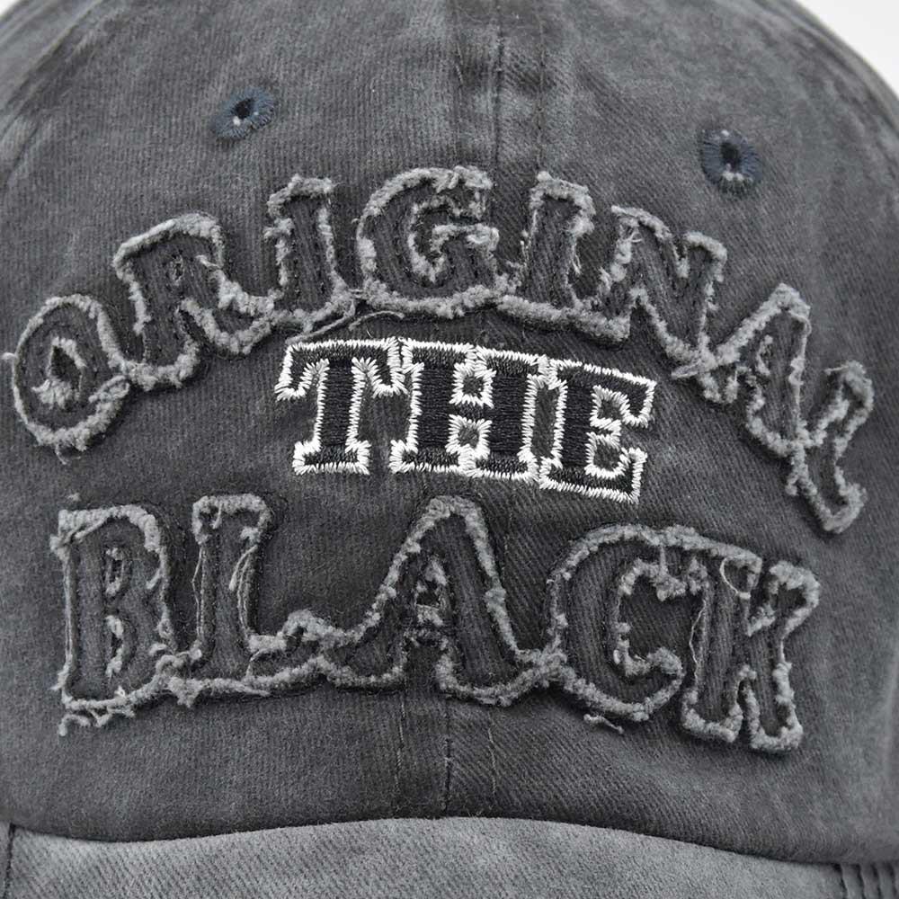 Unisex Vintage Baseball Cap Washed Cotton Hats For Men Women Casual BLACK Letter Embroidery Cap Outdoor Sports Cap