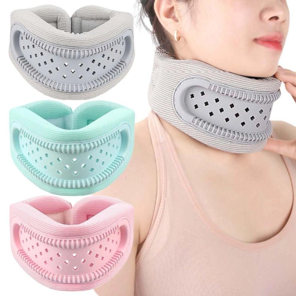 Soft Breathable Cervical Collar Ice Silk Neck Protectors  for People With Forward Neck