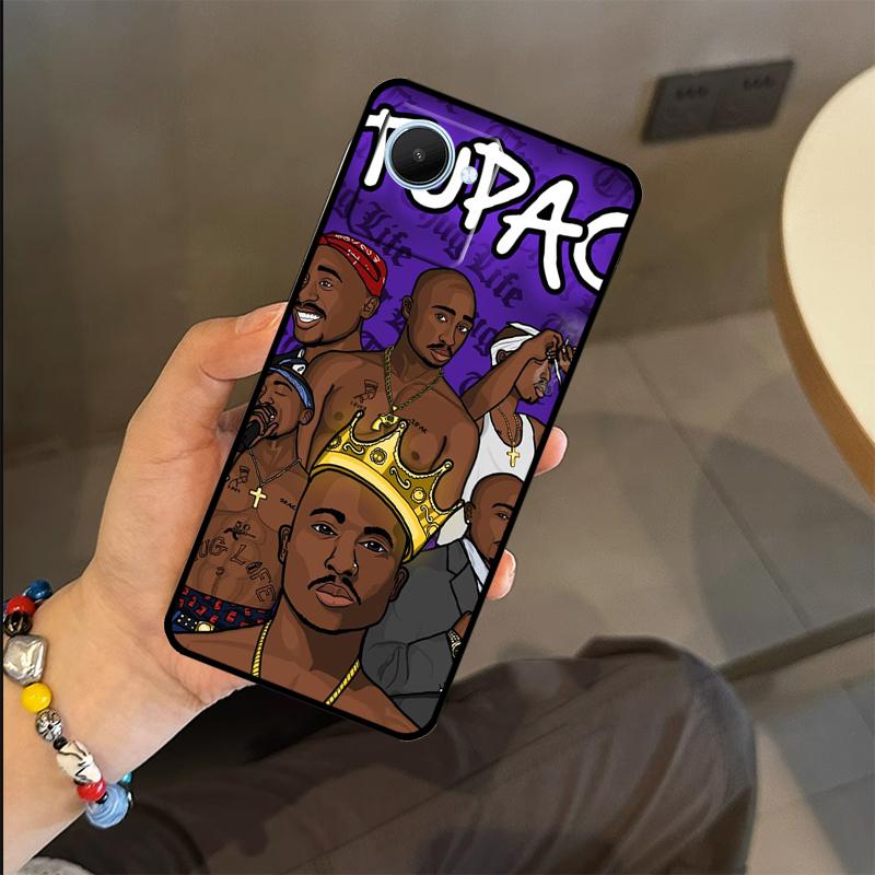 

Чехол для телефона Realme 15 14 11 12 13 Pro Plus GT7 Pro GT6 C55 C51 C53 C35 C33 C61 C65 C67 C71 C75 с изображением рэпера T-Tupac Shakur Realme 10 Pro Plus