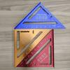 7 Inch Triangle Ruler 90 Degree Carpenter Square Metric Imperial Protractor  Woodworking Tools