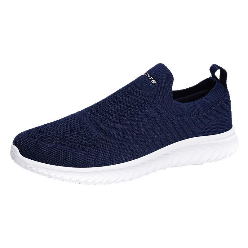 Unisex Breathable Slip-On Flyknit Running Shoes - Low-Top Sock Sneakers for Spring/Summer