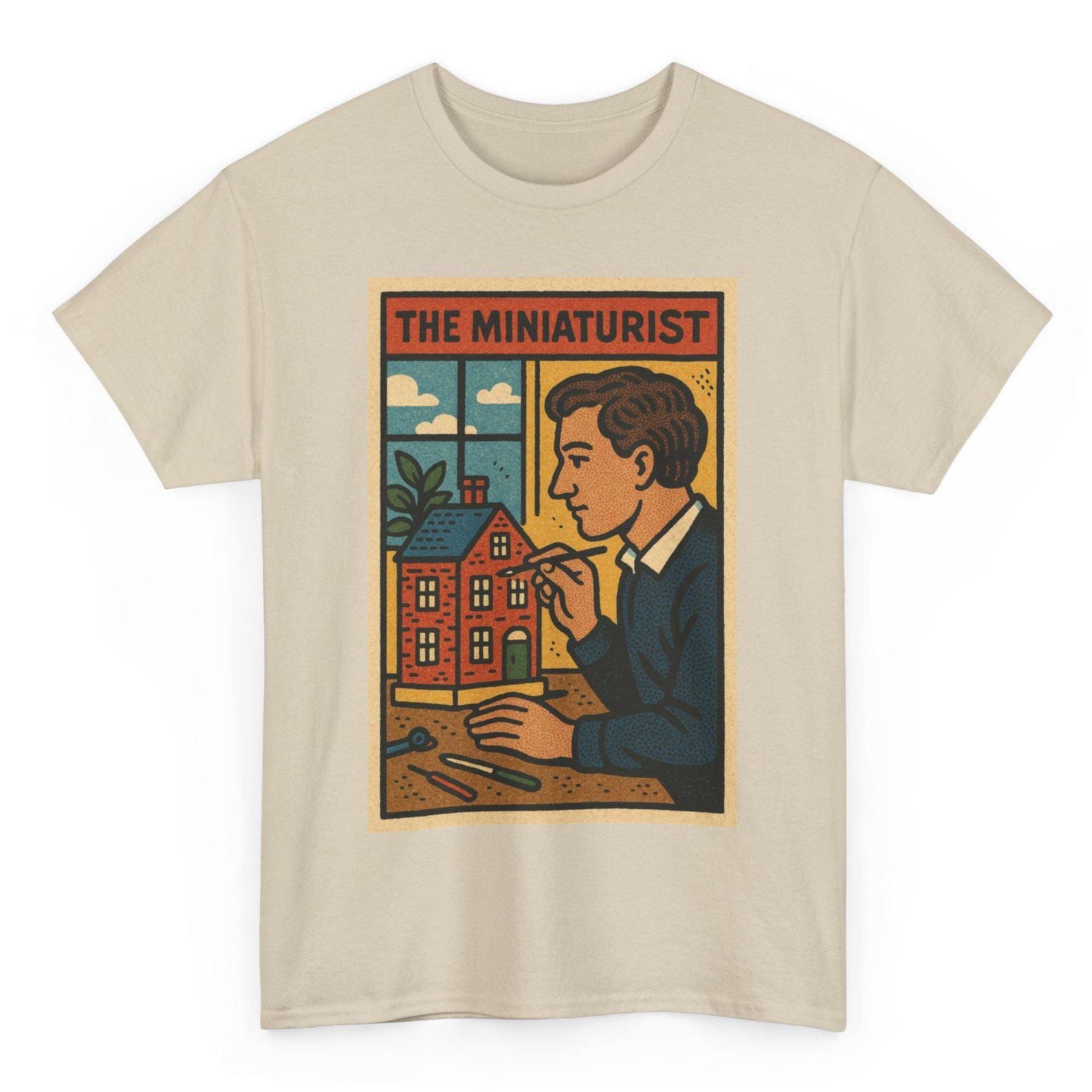 The Miniaturist Book Shirt: Retro Comic Gothic Literature Tee XL