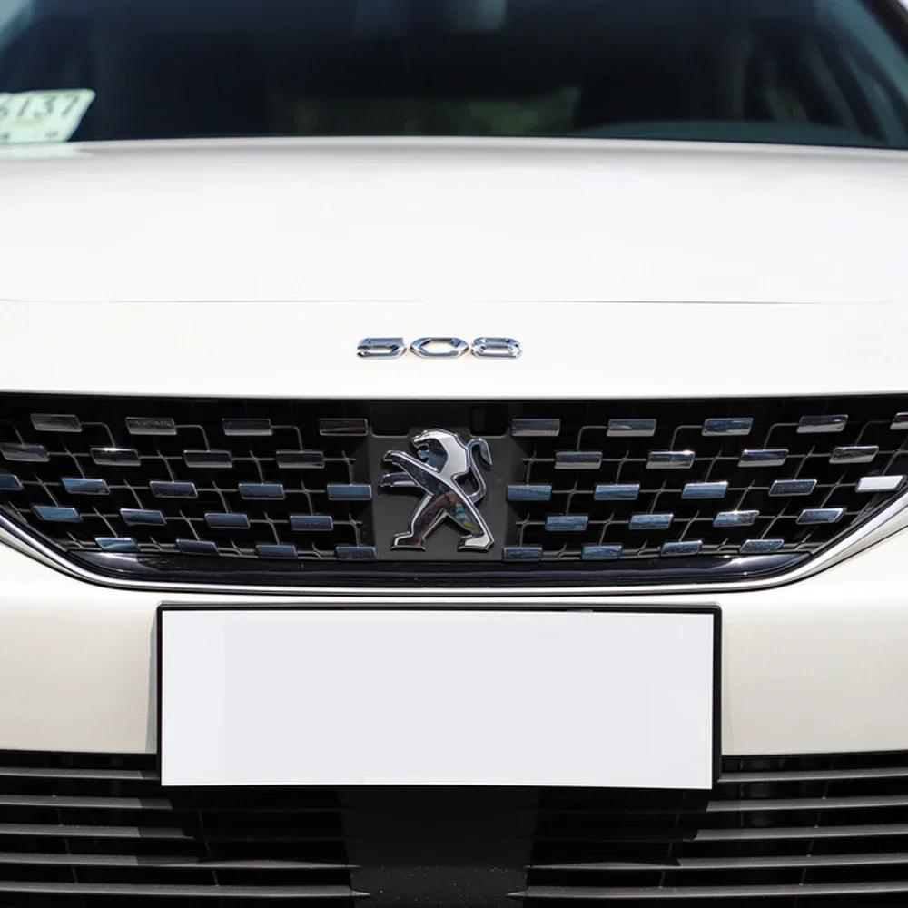 Samolepka na auto 2025 Horký znak na přední mřížku auta Zadní víko kufru Dekorativní samolepka pro Peugeot 206 207 208 306 308 406 407 408 107