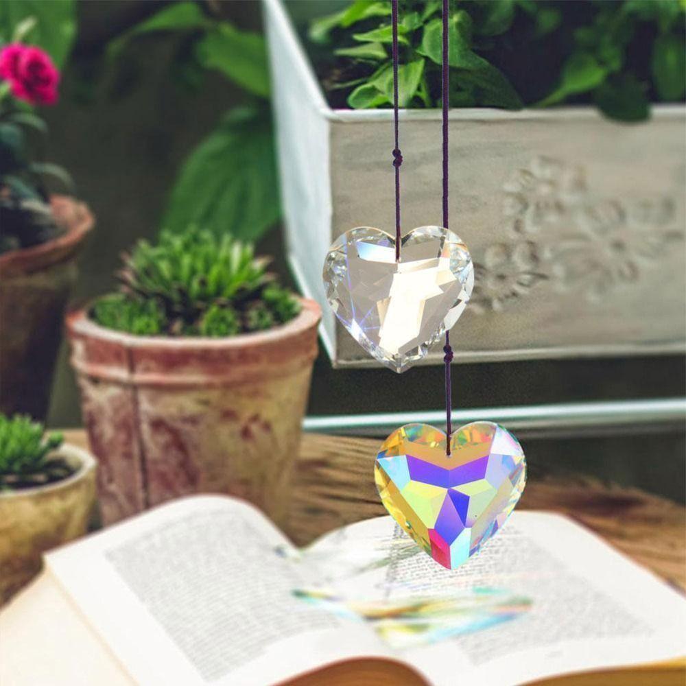 Beleuchtung Kristallprismen Ornament Hängende Kristalle Buntglasfensterhänger Garten