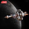 CK028 Aerospace Series Electric Rotating Dawn Star Ring Space Station Building Blocks Set Model Assembly Toy Boy's Birthday Gift